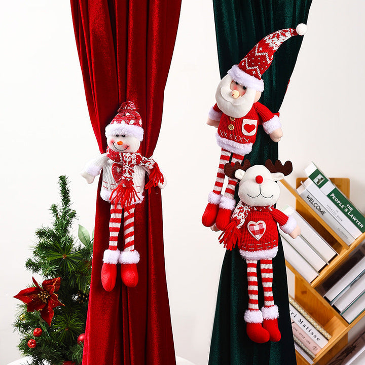 Decorative Santa Claus Curtain Holders