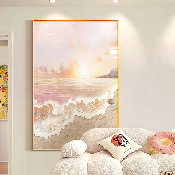 Coastal Sunset Beach Wall Art