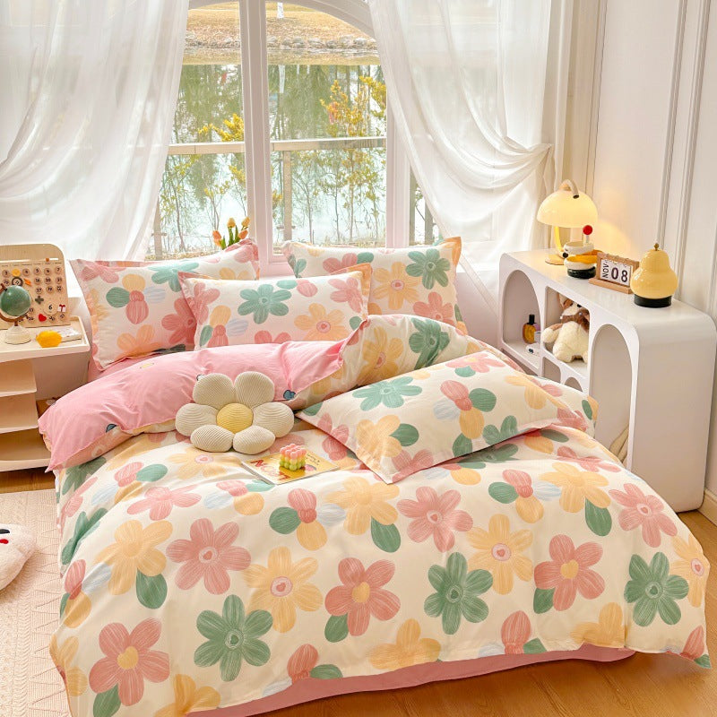 Playful Cartoon Bear Bedding Set