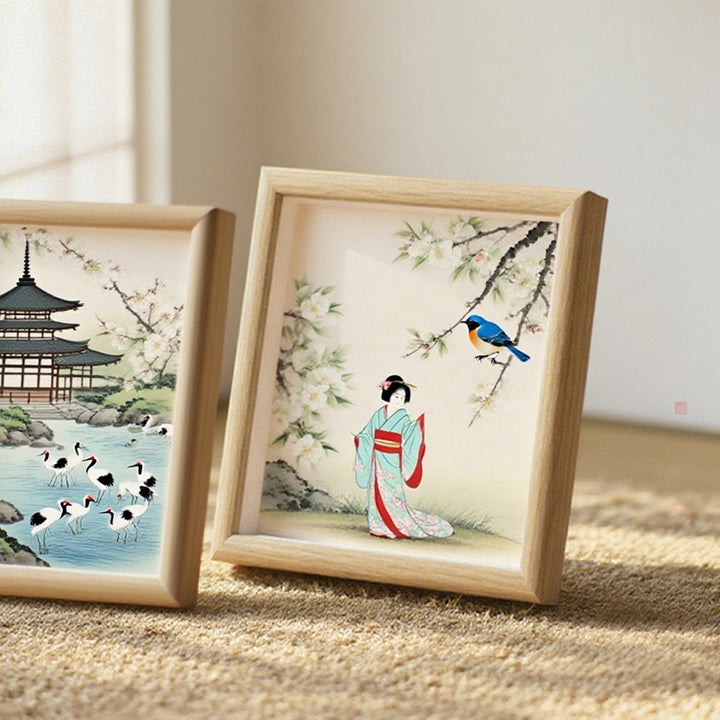 Japanese Cherry Blossom Art Frame
