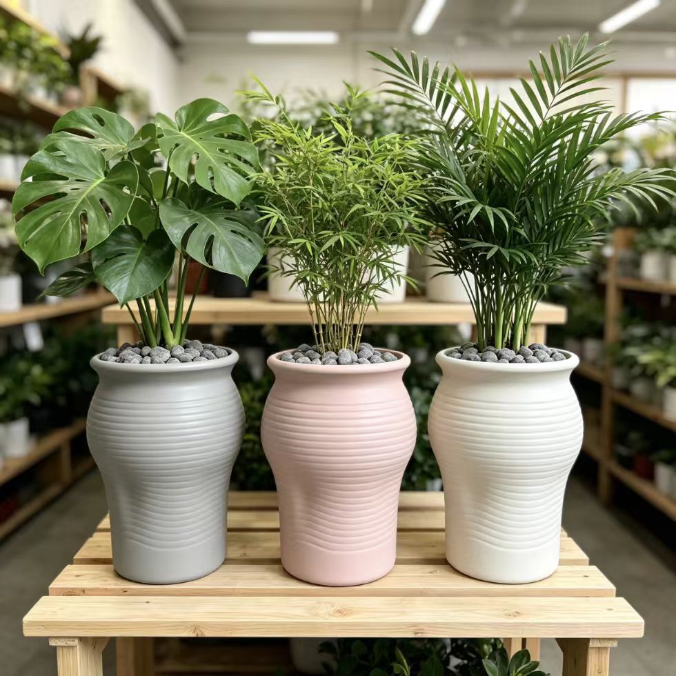 Decorative Textured Planter Vase
