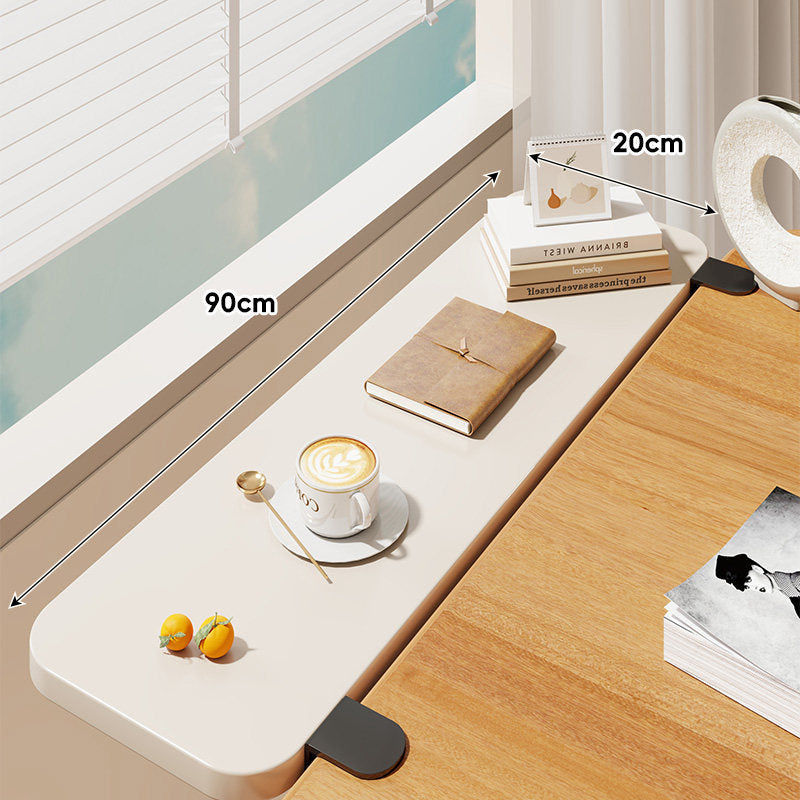 Clamp-On Window Sill Desk Extension Shelf
