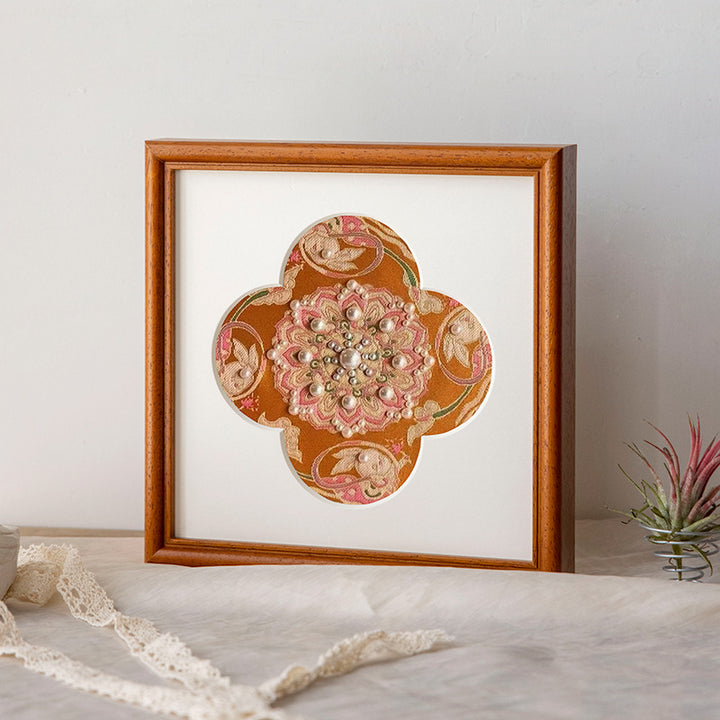 Decorative Embroidered Artwork Frame for Home