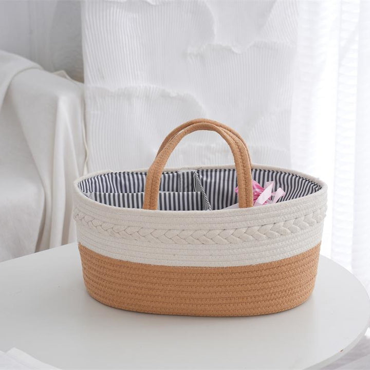 Decorative storage basket