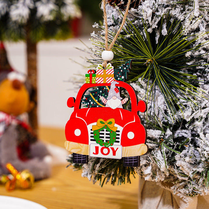 Decorative Christmas cart figure