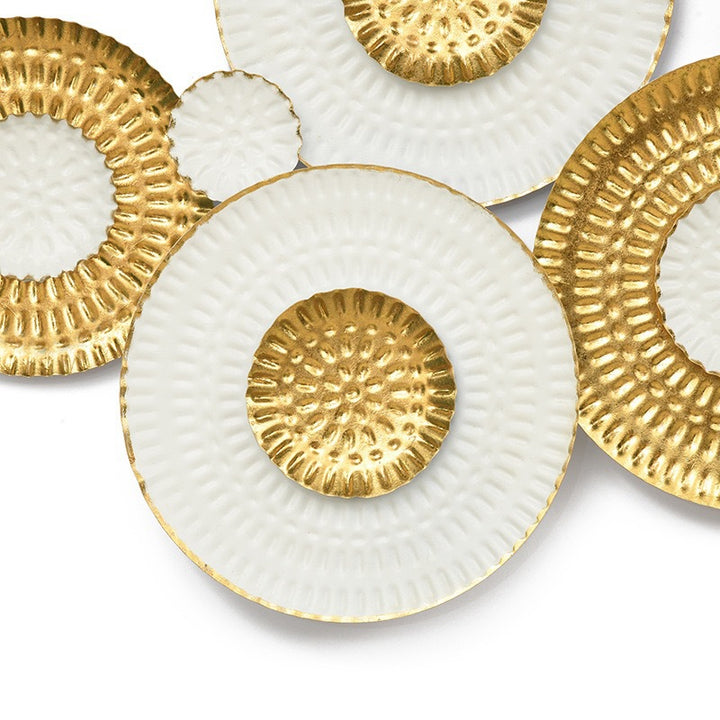 Modern Decorative Wall Sculpture with Circular Design