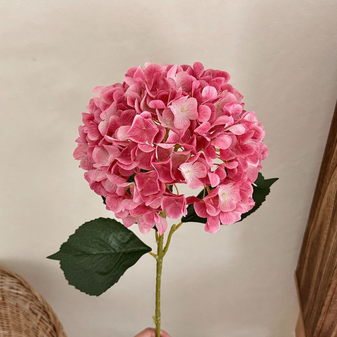 Lifelike Hydrangea Flower Stem