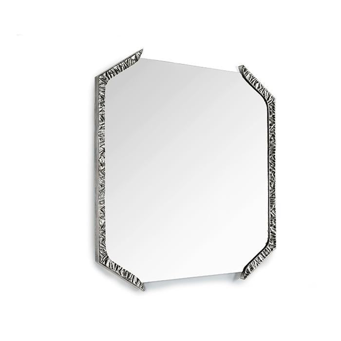 Decorative Wall Mirror With Filigree Metal Frame