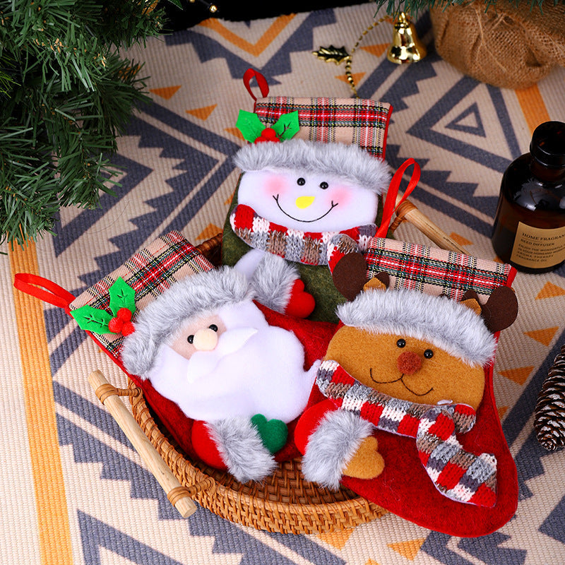 Christmas Fabric Sock