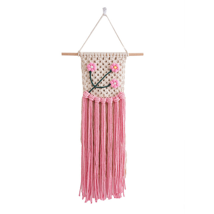 Macramé Floral Wall Hanging Decor