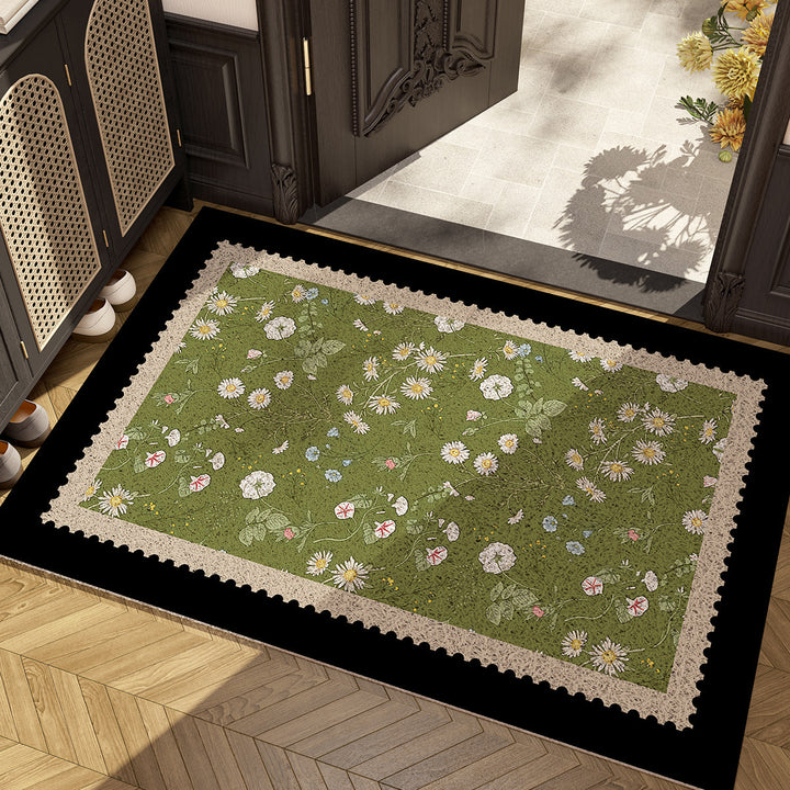 Floral Pattern Area Rug