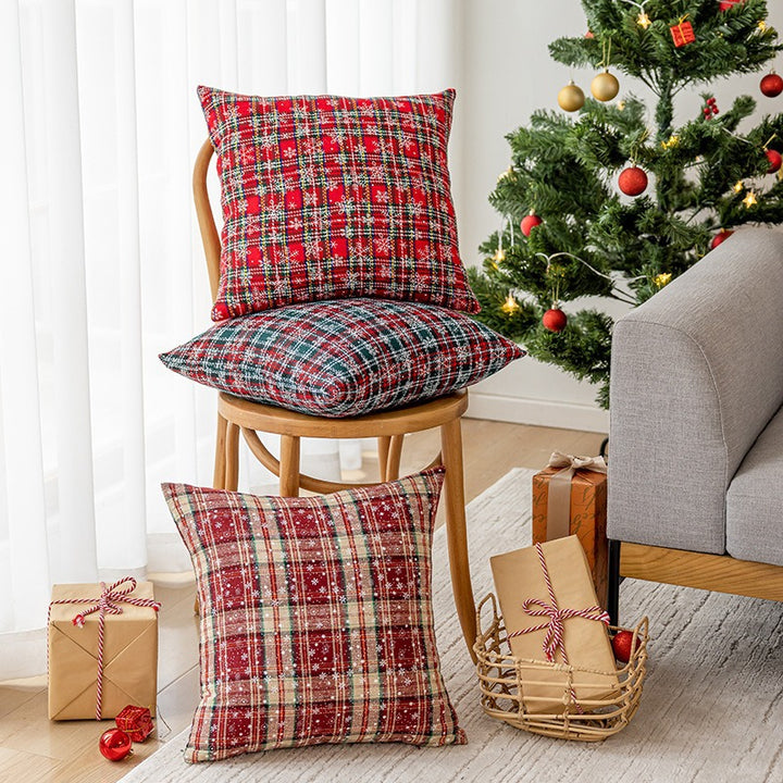 Festive Holiday Throw Pillow