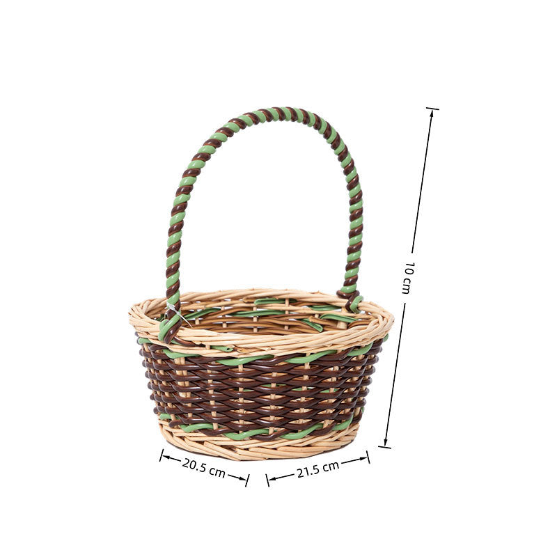 Decorative Woven Flower Basket