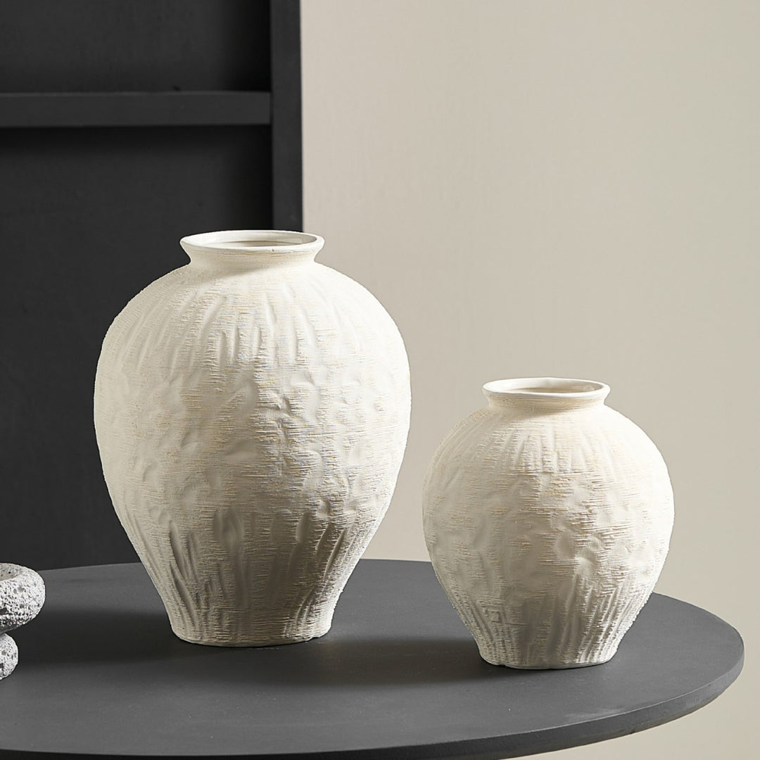 Decorative ceramic vase in modern design