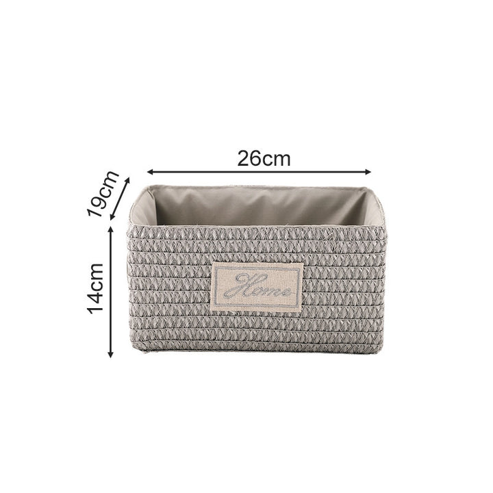 Stylish storage basket with removable inner lining
