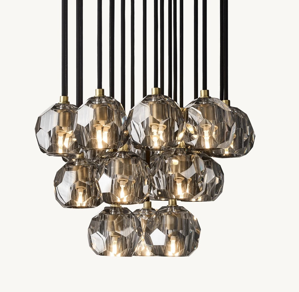 Crystal pendant lamp