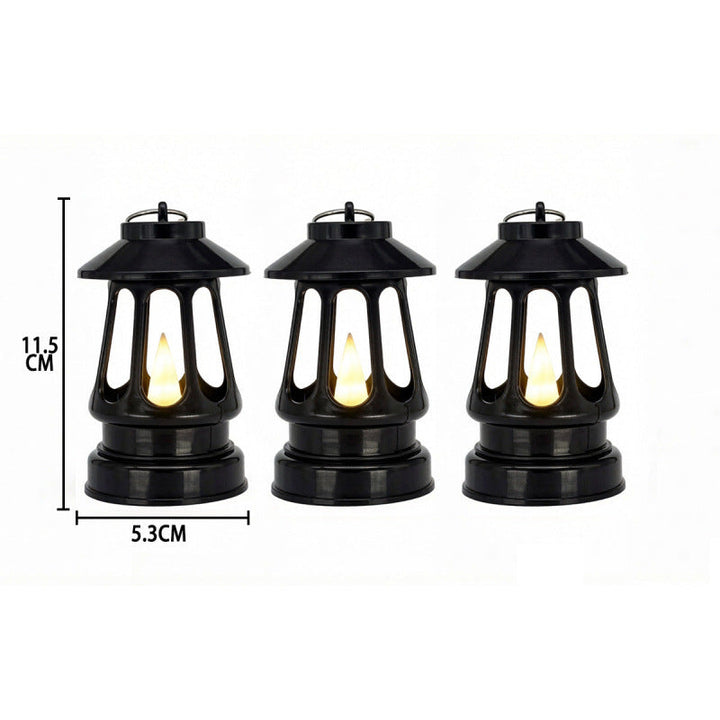 Nostalgic Oil Lantern with LED Lighting