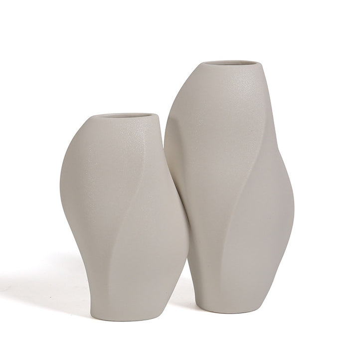 Elegant and contemporary ceramic vase