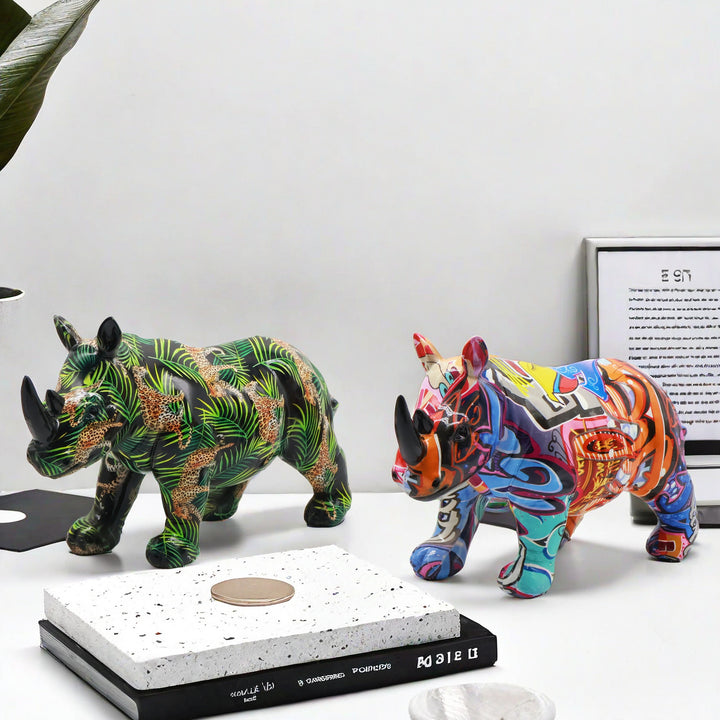 Artful Rhino Figure