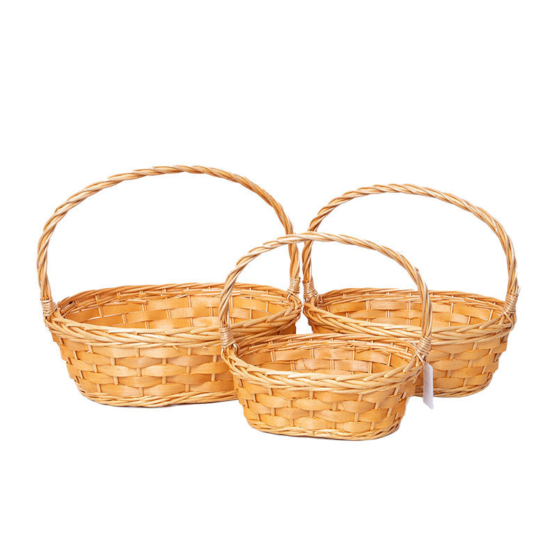 Handcrafted Woven Storage Baskets Set