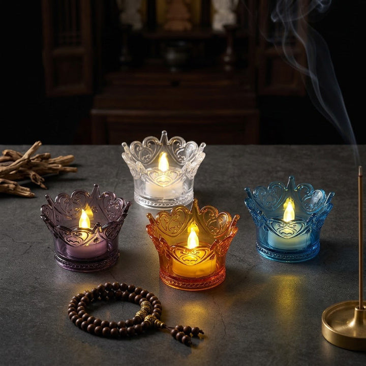Decorative tea light holders