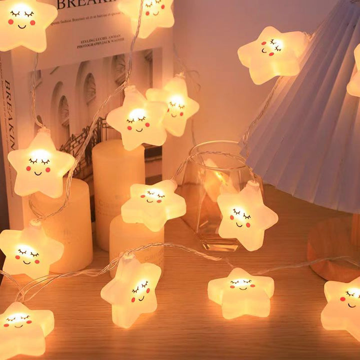 Waterproof Outdoor Rainbow Cloud LED String Lights