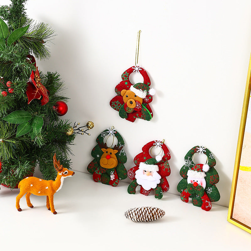 Christmas tree ornament in reindeer design