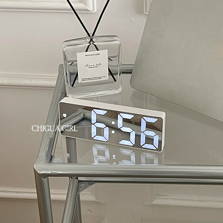 Digital Desk Clock with Adjustable Brightness