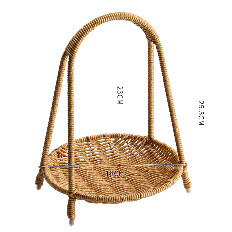 Handcrafted Wicker Storage Basket