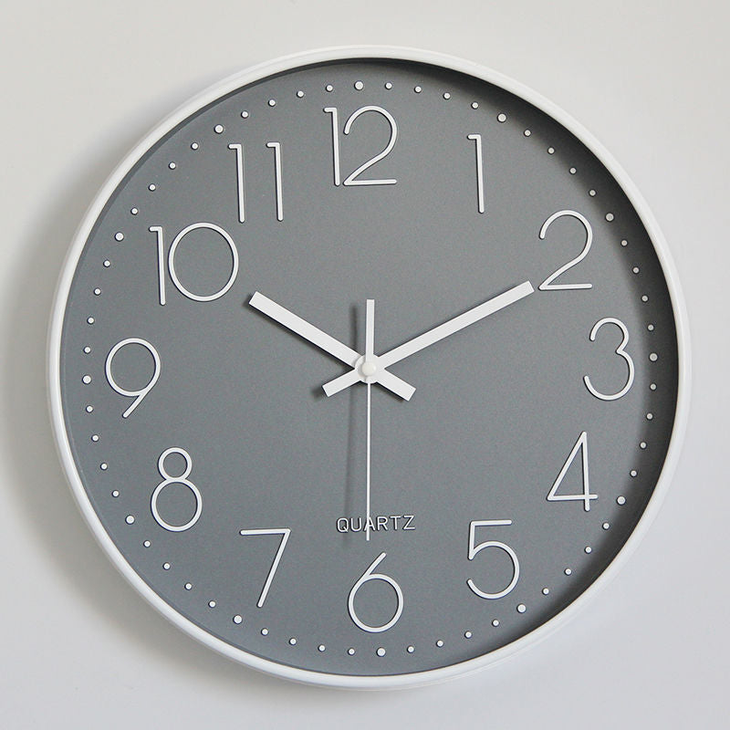 Wall clock in minimalist design