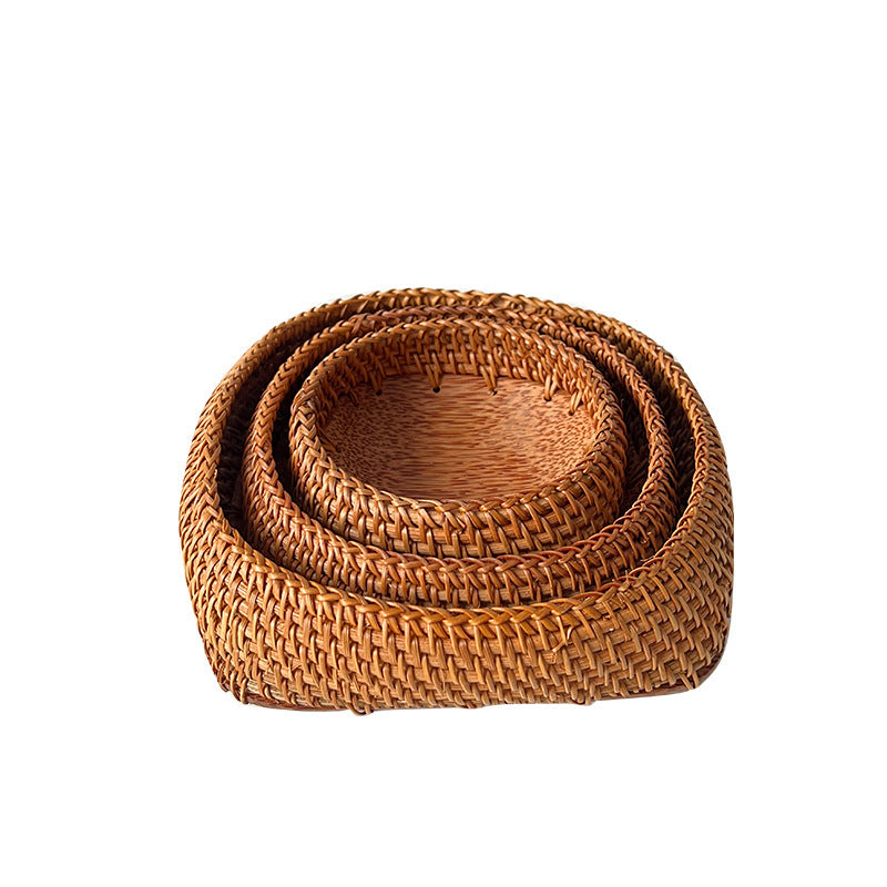 Handcrafted decoration basket in natural design