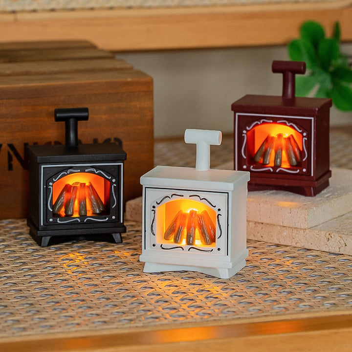 Decorative Miniature Fireplace Lamp