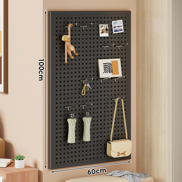 S-Shaped Offset Pegboard Utility Hooks with Support Post