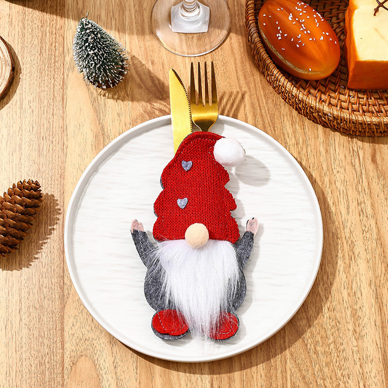 Festive tablecloth decoration