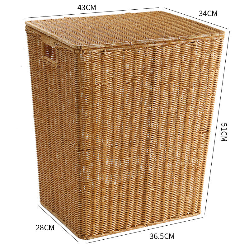 Elegant Handwoven Laundry Basket