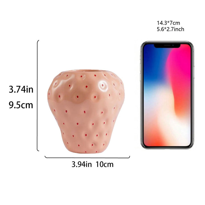 Home Decorative Strawberry Shaped Pot