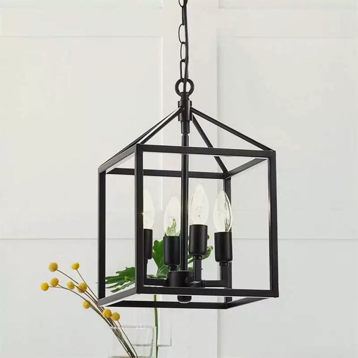 Modern geometric pendant light