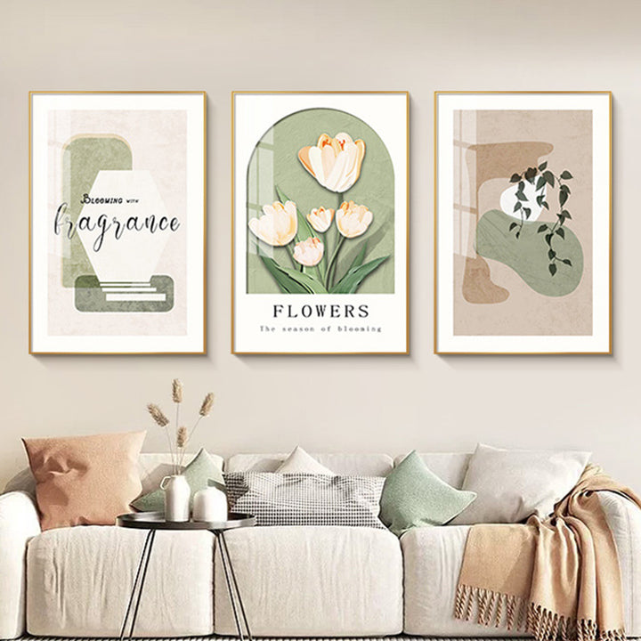 Floral Art Print Set