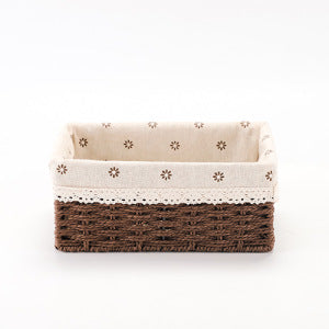 Practical storage basket made of wood