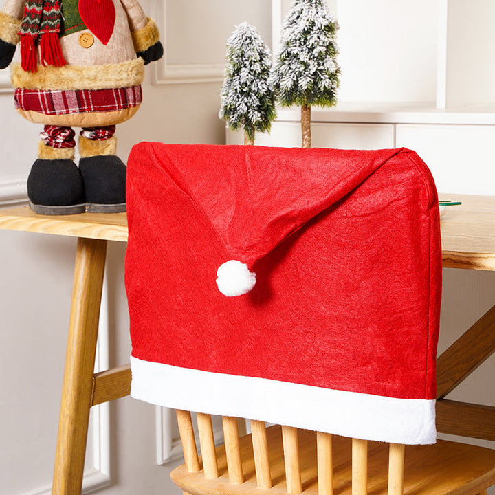 Festive chair cover with Christmas motif