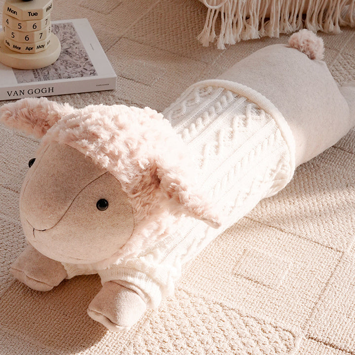 Adorable Plush Sheep Shaped Pillow