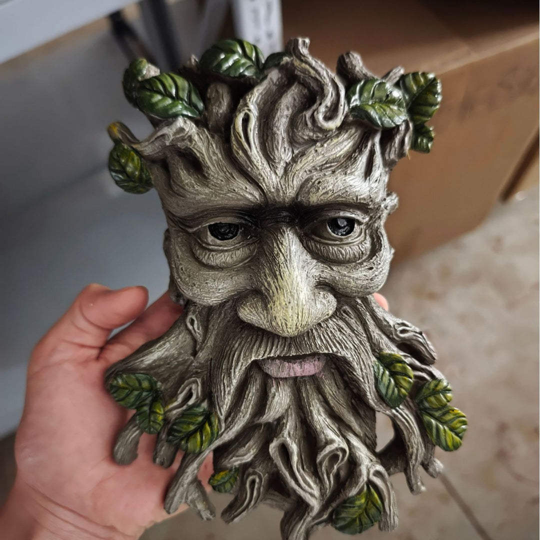 Whimsical Tree Face Wall Sculpture