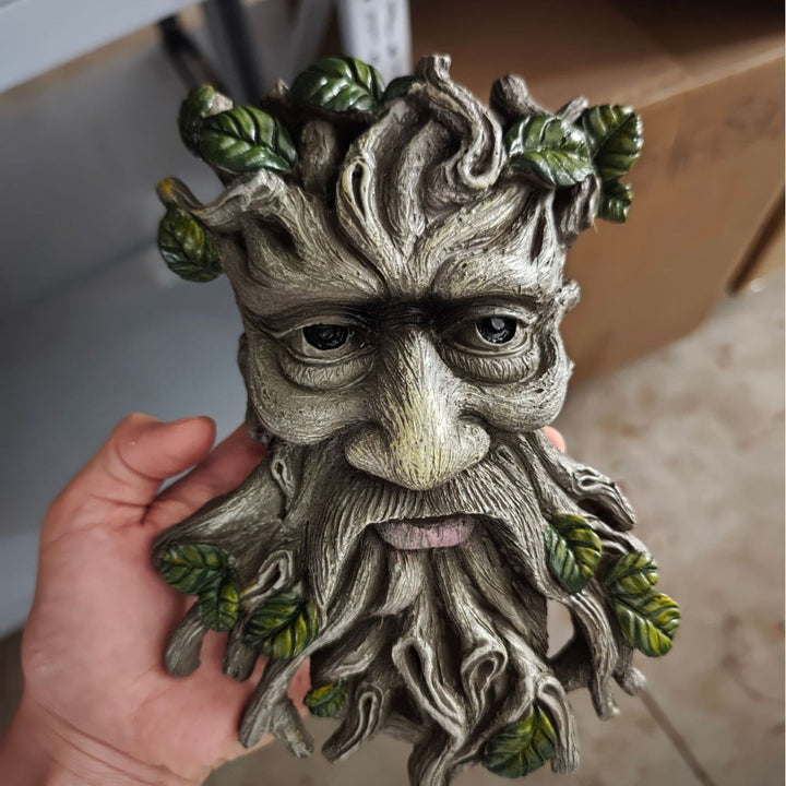 Whimsical Tree Face Wall Sculpture