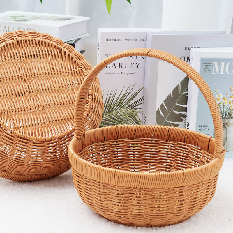 Stylish Woven Storage Basket with Lid