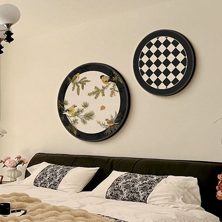 Decorative Bird-Themed Wall Plate