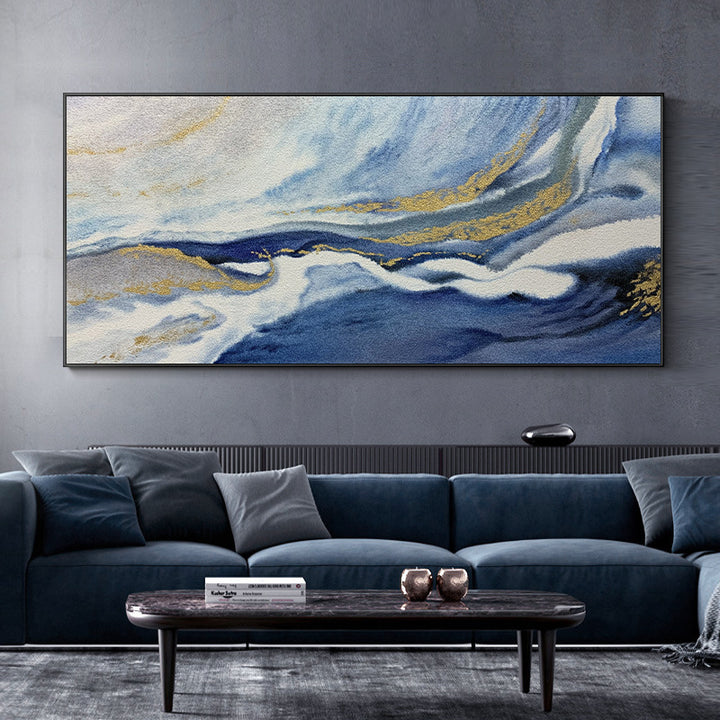 Abstract Ocean Wave Canvas Art Print