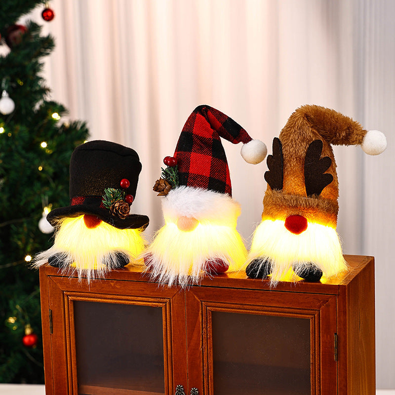 Illuminated Santa Claus Figure