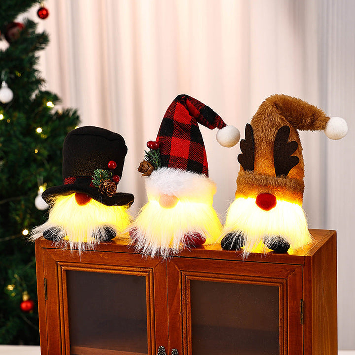 Illuminated Santa Claus Figure