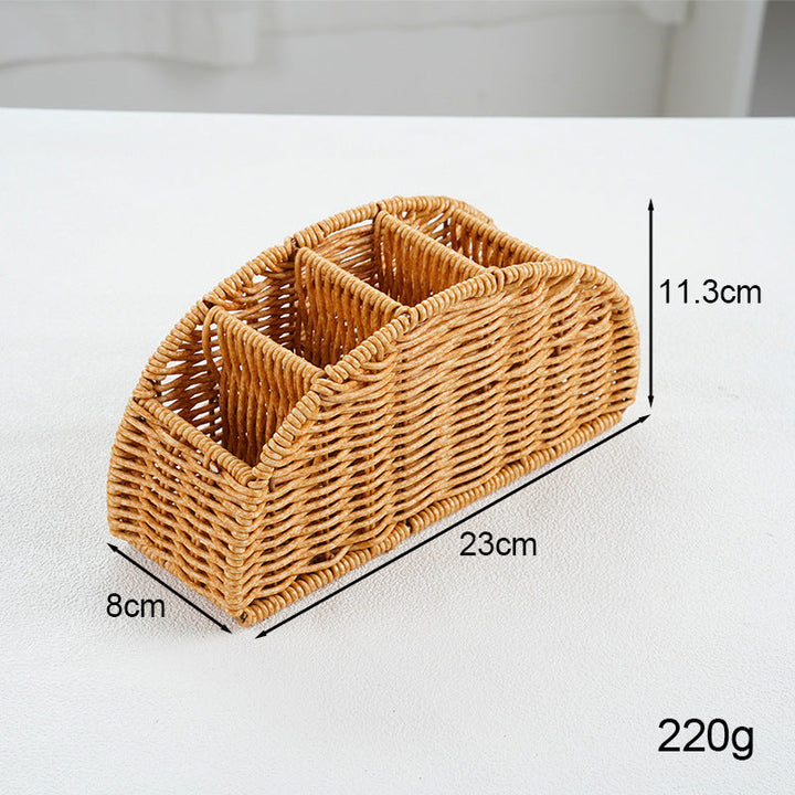 Woven Multi-Compartment Storage Caddy