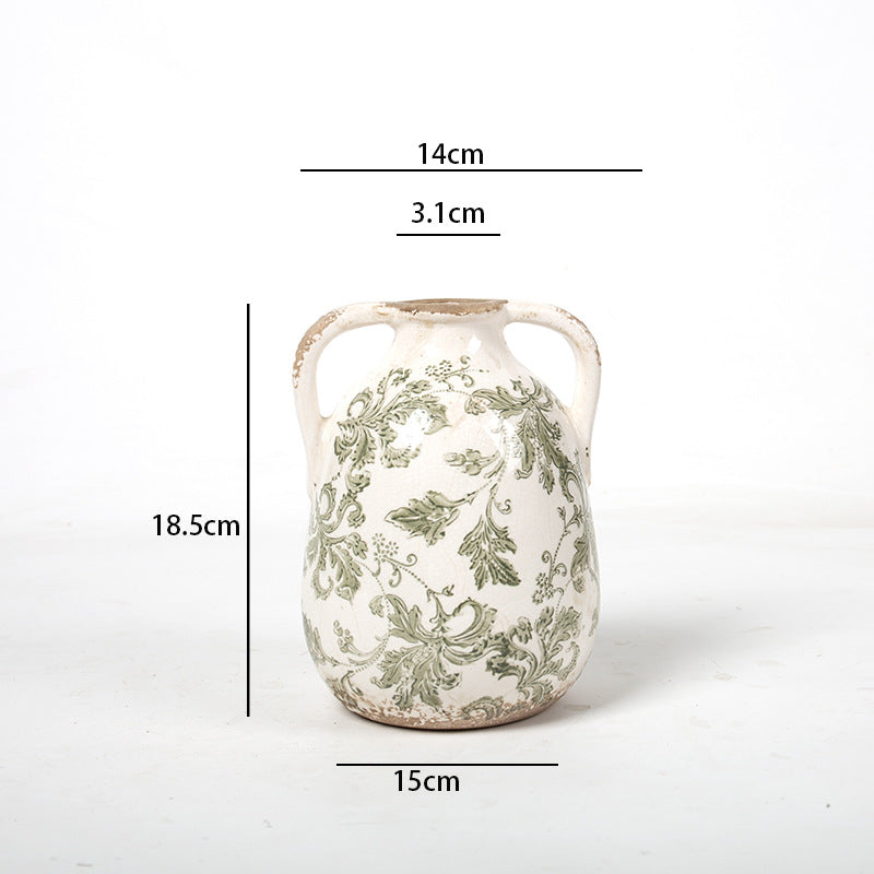 Decorative ceramic vase